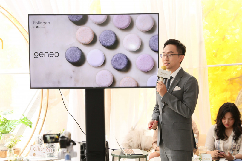 皮膚科醫師林亮辰表示，活氧泡泡療程已經成為台灣最新的醫美抗老保養療程。(圖/品牌提供)