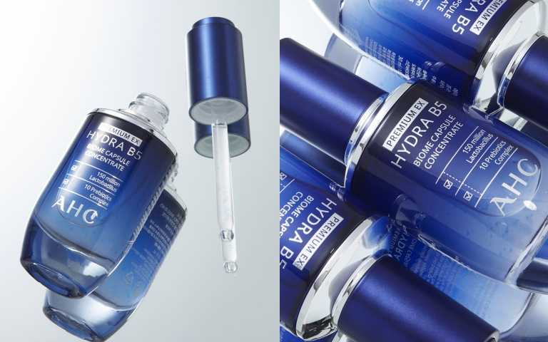 韓國女神Krystal都靠這瓶 #AHC醫美小藍瓶保養皮膚。AHC超微導B5能量修護賦活露30ml/1680元（圖／品牌提供）