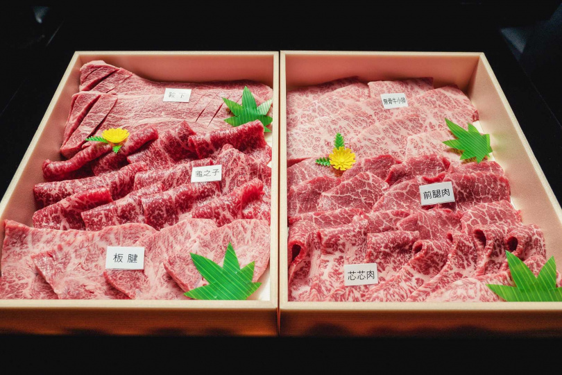   「日本和牛燒肉禮盒」（大）6至8人份。（圖／俺達の肉屋提供）  