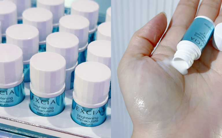 ALBION 妃思雅綻白之源超能激光安瓶Z 1.5 ml *28瓶／8,300元（圖／廖怡婷 攝）