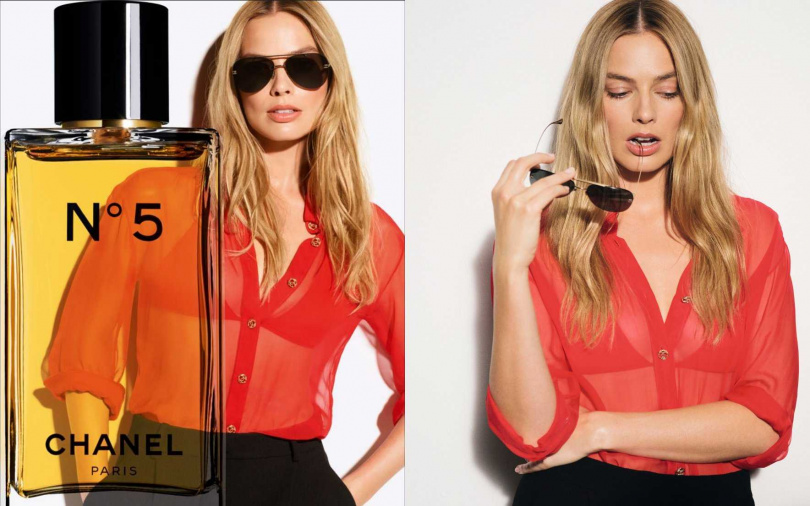 由擔任N°5全新形象大使Margot Robbie所拍攝的廣告片，灑脫率性且光芒四射！（圖／品牌提供）