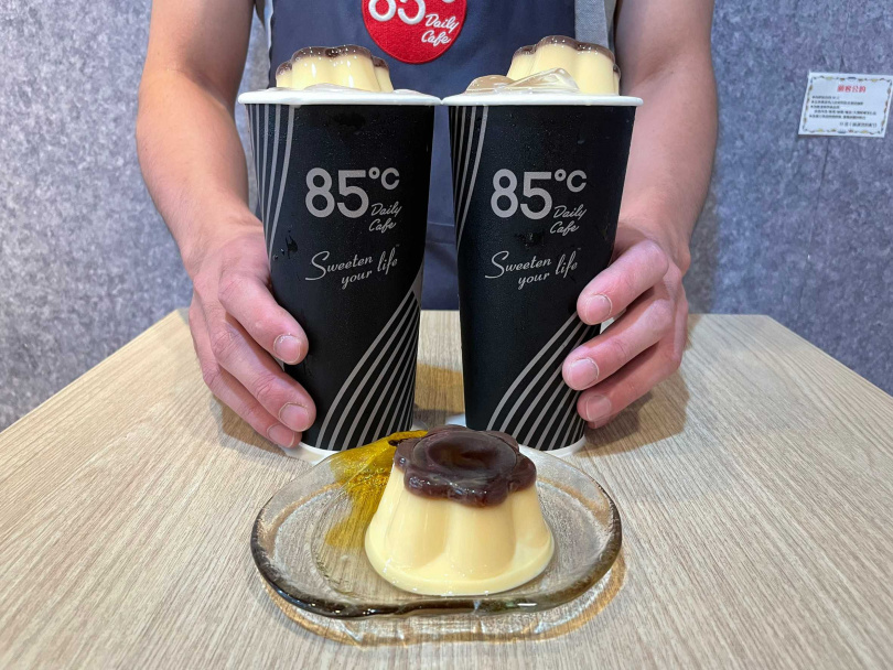 85℃的「布丁奶茶系列」一直是很受歡迎的品項。