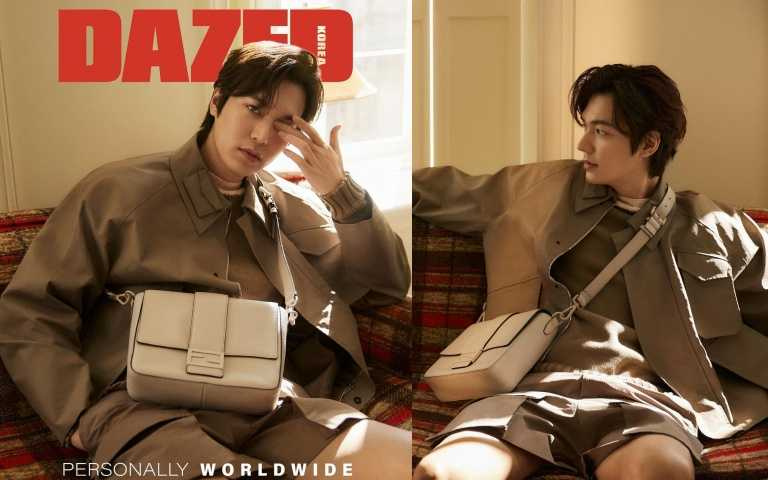 ​李敏鎬在ig上最新釋出自己拍攝韓國雜誌DAZED的封面畫報，身穿品牌FENDI(圖／ig)