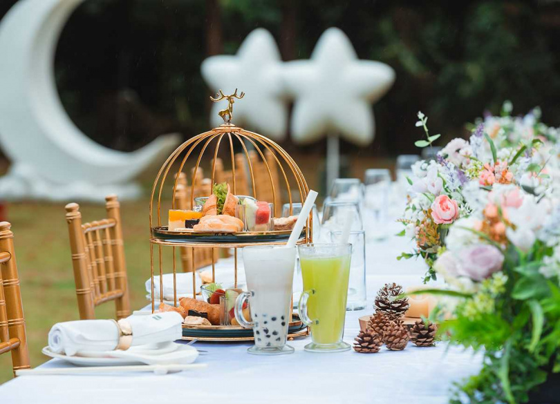 「青青食尚花園會館」推出浪漫的雙人英式下午茶！