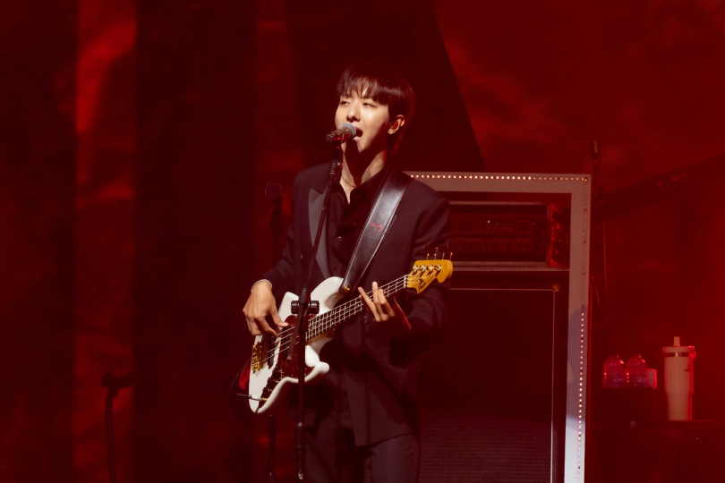 李正信向粉絲告白，「今天明天能在這裡唱讓我覺得很幸福」。（圖／和協整合行銷提供）