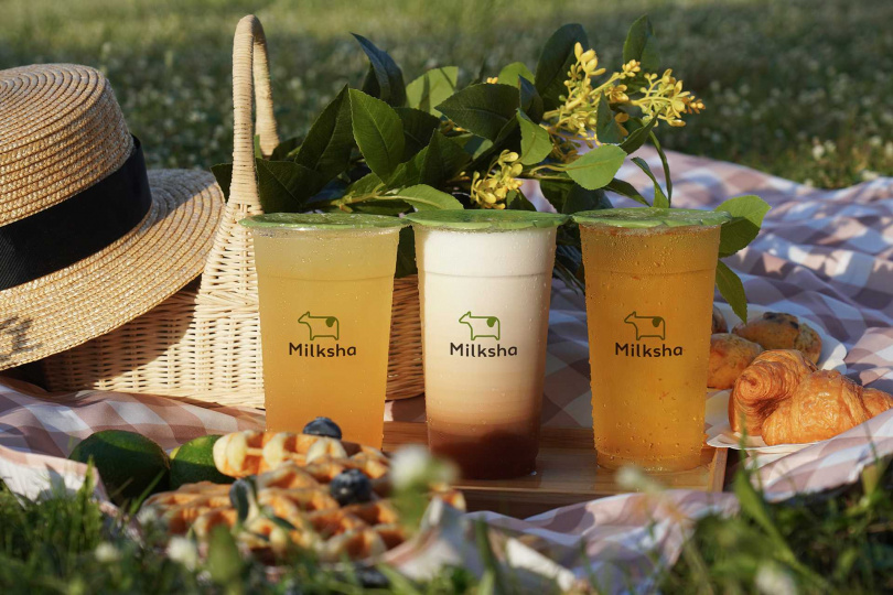 迷客夏這回以金桂入茶,首次打造品牌花香基調系列。(圖/迷客夏提供)