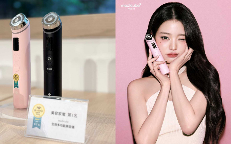 網路聲量超高的medicube「全效多功能美容儀Age-R Booster Pro」不負眾望拿下美容家電寶座！（圖／吳雅鈴攝、取自medicube官方IG）