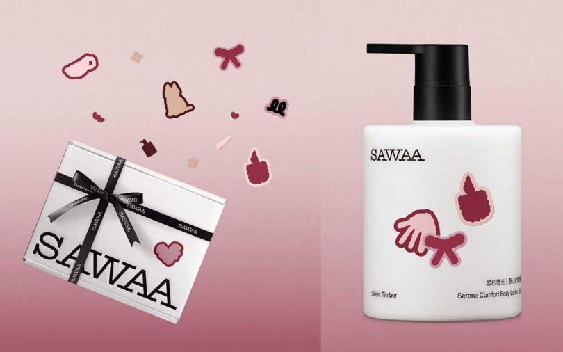 情人節組合內還附贈2份品牌造型防水貼紙,讓女孩們可以自由發揮美感裝點妳的瓶身。(圖/品牌提供)