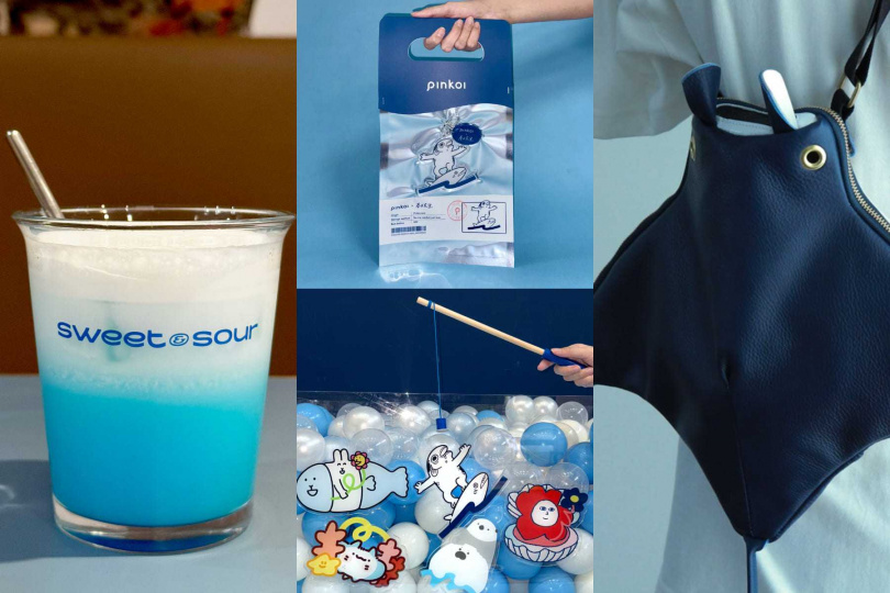 文博會第一站直衝Pinkoi！每日限額200名免費帶走插畫家聯名鑰匙圈 Pinkoi首度以實體策展進駐2025臺灣文博會，以「水」為靈感，打造《海光集選・SEASONED by SEA》讓你感受沉浸式海洋選。（圖／Pinkoi提供）