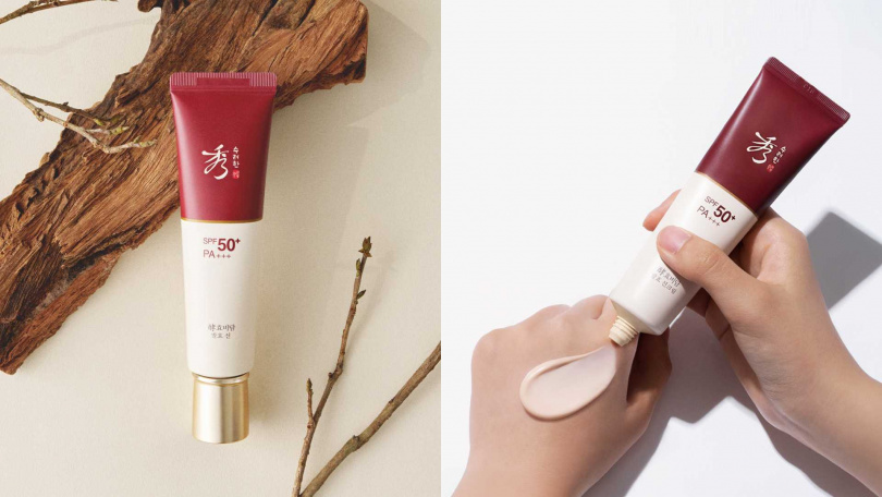 秀雅韓Sooryehan 酵飛燕 百酵秘淡青春防曬乳SPF50+ PA+++。（圖／品牌提供）