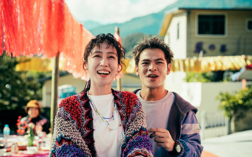 小薰喜感天成演出全新喜劇《怎麼可能我家的祖先是你家的鬼》，還回桃園電影節娘家熱鬧首映。（圖／海鵬提供）