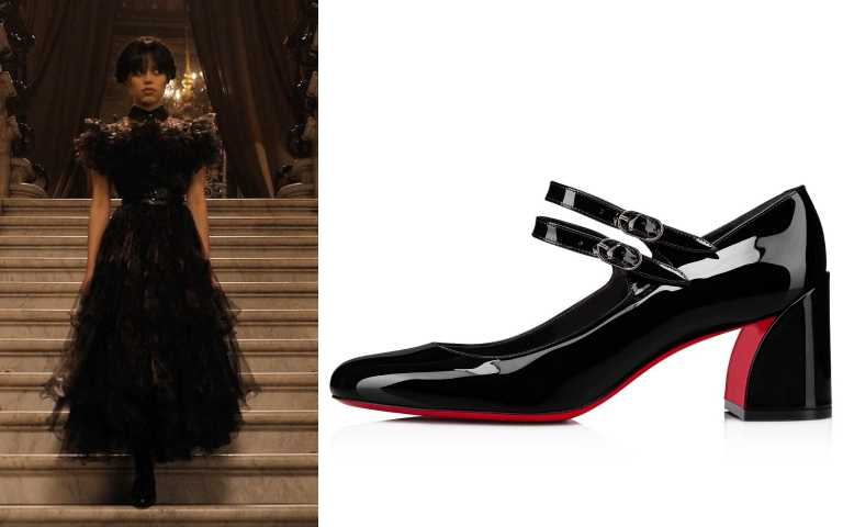 Christian Louboutin Miss Jane黑色漆皮瑪莉珍鞋／29,500元（圖／品牌提供）