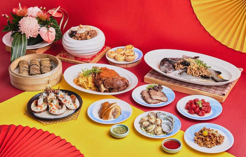 青雅中餐廳2024外帶年菜若於1月14日前完成預付，可享7折價8,960元。（圖／台北新板希爾頓酒店提供）
