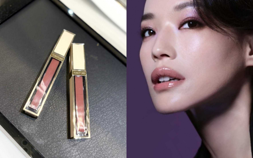 TOM FORD縱情香草限量設計師奢華水唇萃#01／2,200元（圖／翻攝自Tom Ford Beauty小紅書、吳雅鈴攝）