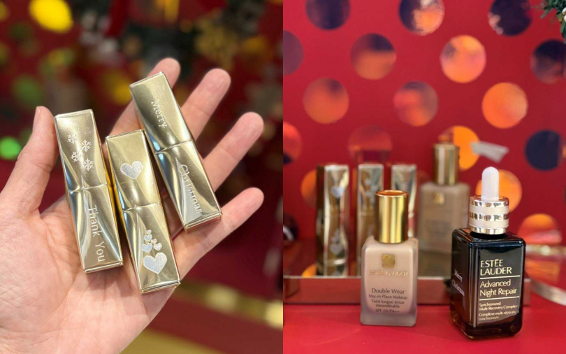 只要購買特潤超導全方位修護露、粉持久完美持妝粉底、絕美奢潤精萃唇膏,就能享有刻印服務,留下妳獨一無二的專屬紀念。(圖/吳雅鈴攝)