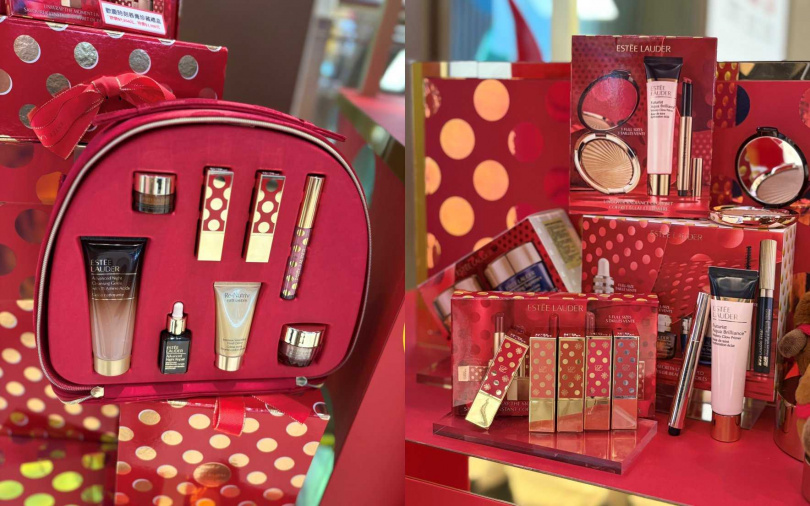 現場陳設有多款歡慶時刻禮盒限定系列,最佛心的直接下殺1.8折真的不買可惜。(圖/吳雅鈴攝)