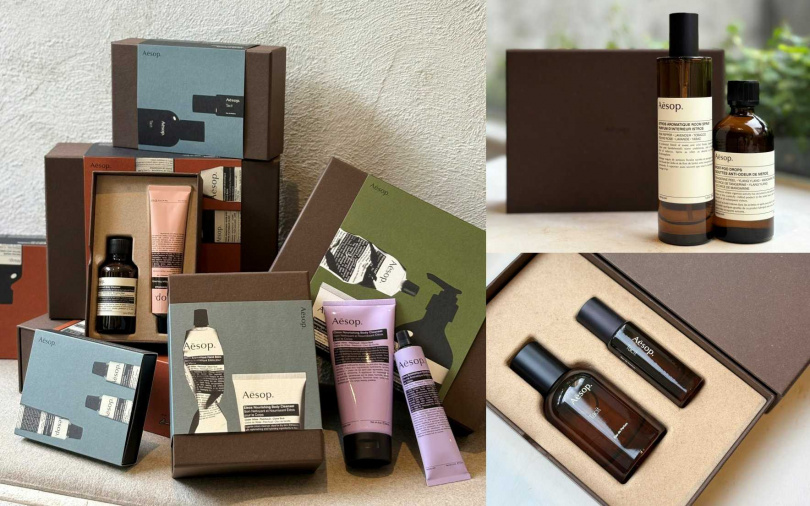 Aesop 8款期間限定禮盒,價格從1,500元起非常好入手,可以依照個人的預算來挑選。(圖/吳雅鈴攝)