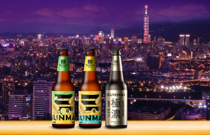 擁有遼闊視野的Asia49與SUNMAI金色三麥啤酒聯手推出精釀啤酒買一送一活動。（250元／350ml，圖／Asia49亞洲料理及酒廊提供）