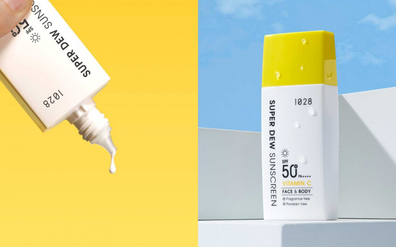 1028超能曬維他命C水感防曬乳SPF50+/PA++++ 50ml/350元(圖/品牌提供)