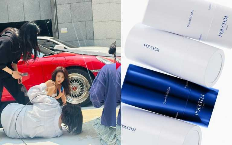 河智苑手裡拿的就是這款POUCH24保濕棒。POUCH24 晚用保濕棒（15g / 約980元）。（圖／品牌提供）