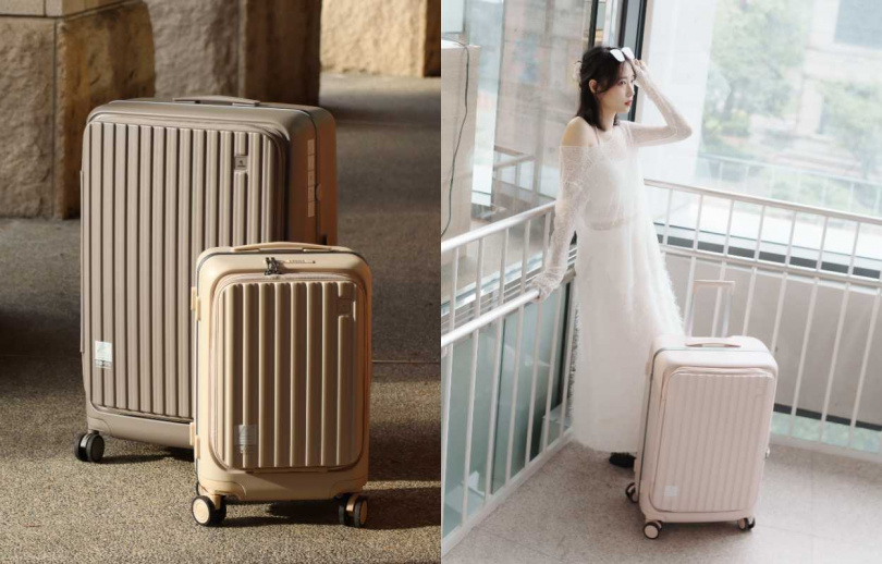 CROWN BOXY前開框架拉桿箱／21吋 7,980元、26吋 9,580元、29吋 10,800元（圖／品牌提供）