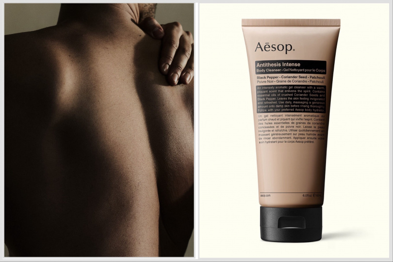 Aesop 異想熾香身體潔膚露 180ml/1,250元、500ml/1,600元。(圖/品牌提供)