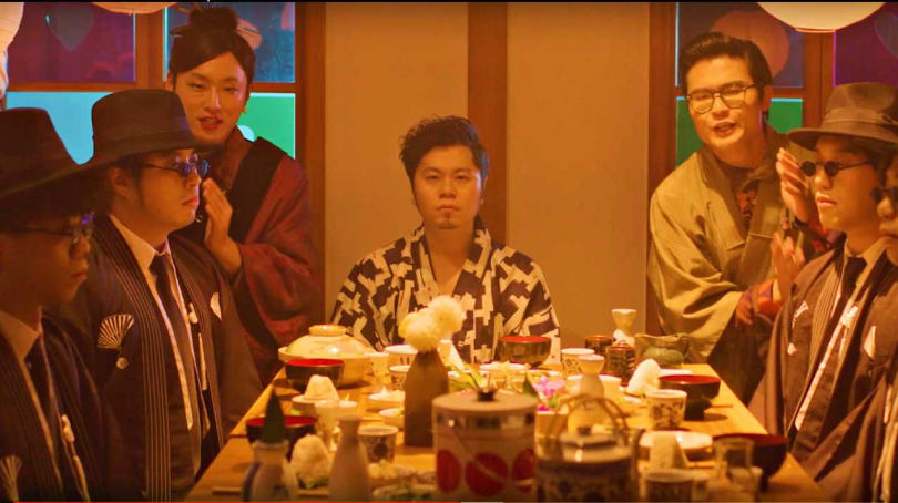 黃子軒與山平新歌〈Hotel〉MV以日式古裝劇的方式呈現。（圖／獨一無二娛樂文化提供）