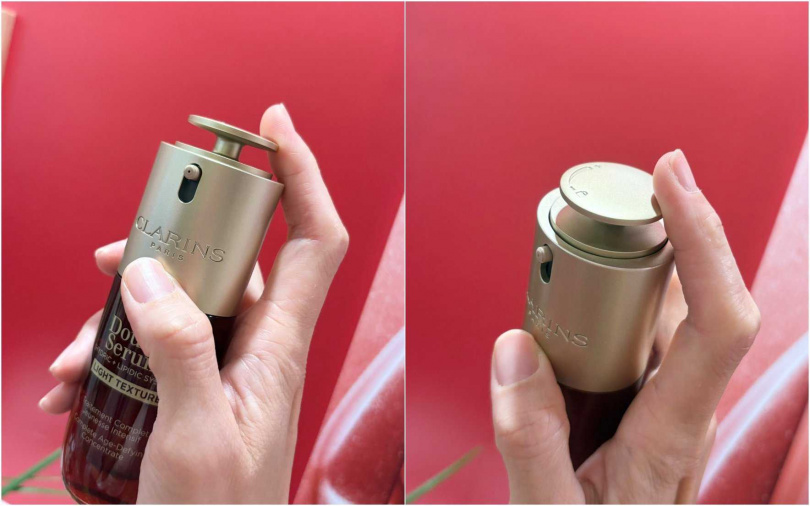 每一次按壓就像替肌膚調配一份專屬植萃能量，讓臉蛋恢復澎潤透亮。（圖／吳雅鈴攝）