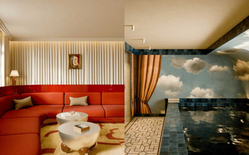 巴黎・蒙馬特的隱世藝術宅邸（家庭影院、室內泡池）。（© Villa Junot）