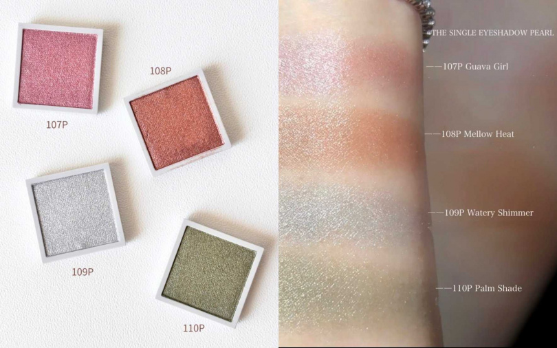 ADDICTION絢癮無邊際眼采(珠光)#107P、#108P、#109P、#110P(無外殼/眼采盒另售)／640元（圖／取自bitekigrand IG）