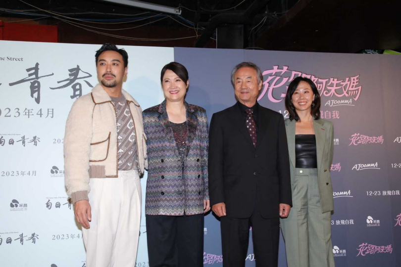 《花路阿朱媽》導演何書銘（左起）、洪慧芳、鄭東煥對於台灣人熱情印象深刻。（圖／焦正德攝）
