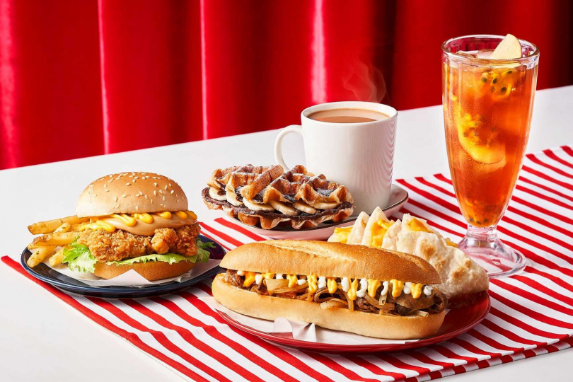 Q Burger世界風味賞全新「美東費城起士」主打美式濃郁起士風味，讓民眾體驗純正美東餐點口味。
