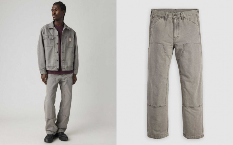 Levi’s® Workwear工裝系列 568™ 男款中腰寬鬆牛仔褲/4,390元 充滿90年代風格的寬鬆工裝褲,散發出恰到好處的個性態度。(圖/品牌提供)