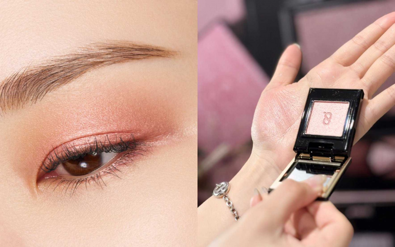 S-05是帶藍感的粉色調，甜美又有氣質。（圖／吳雅鈴攝）