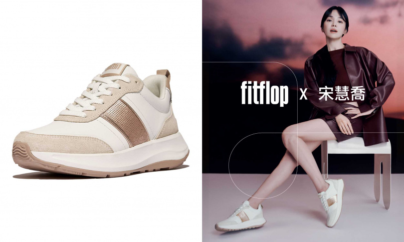 F-MODE FLOW 亮片裝飾厚底休閒鞋／6,550元（圖／品牌提供）