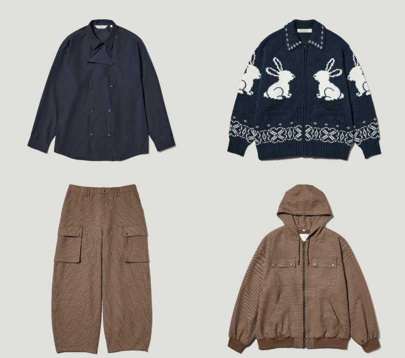 GU 與「rokh」第三彈聯名系列／390元~2,490元（圖／品牌提供）