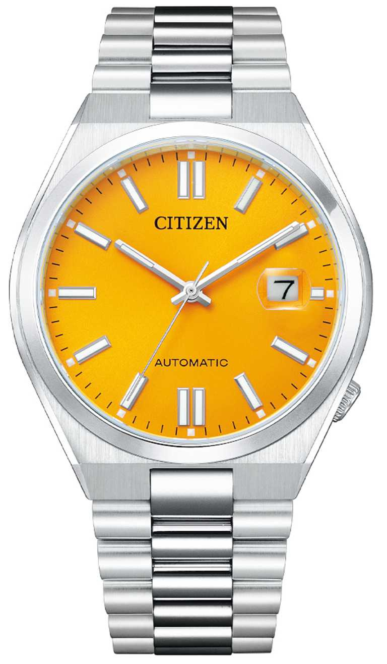 CITIZEN「曜黃新星」機械腕錶（NJ0150-81Z）╱13,800元。（圖╱CITIZEN提供）