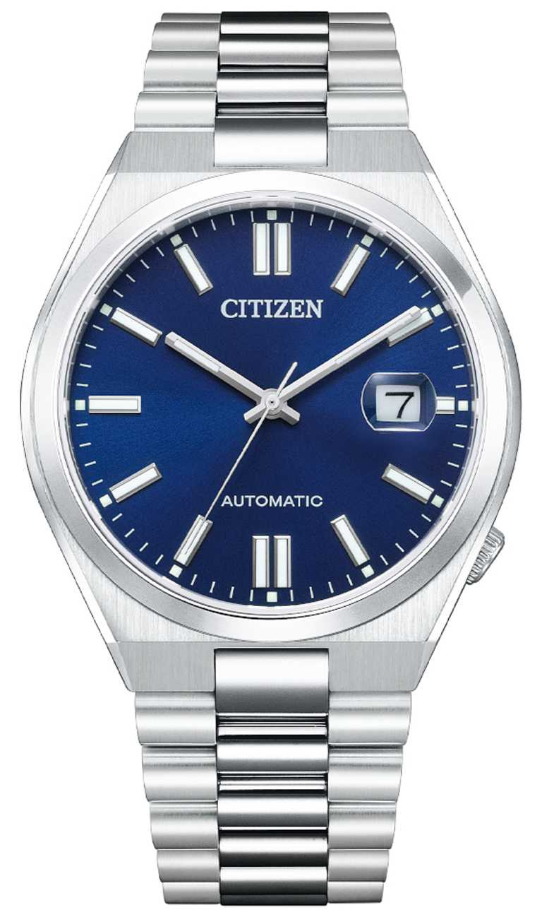 CITIZEN「波藍新潮」機械腕錶（NJ0150-81L）╱13,800元。（圖╱CITIZEN提供）