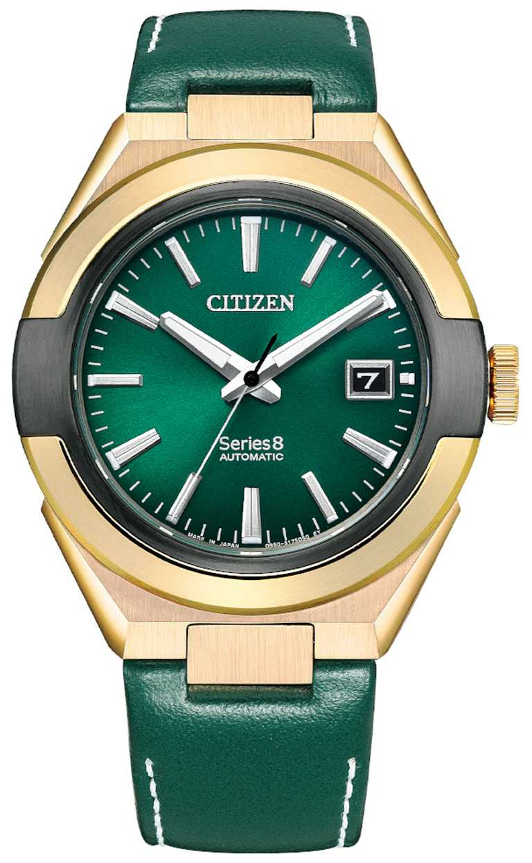 CITIZEN「Series 8」系列「NA1002-15W」機械腕錶，全台限量25只╱58,000元。（圖╱CITIZEN提供）