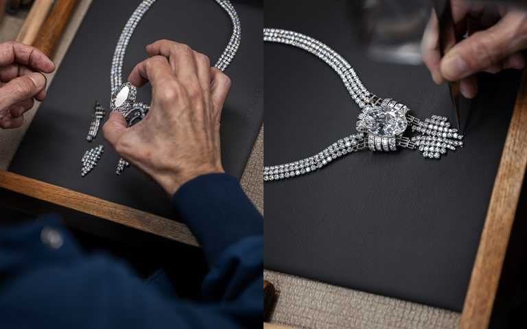 透過這件歷史作品的重新詮釋與再現，宣示品牌於創新珠寶設計與工藝傳統領域的權威地位。