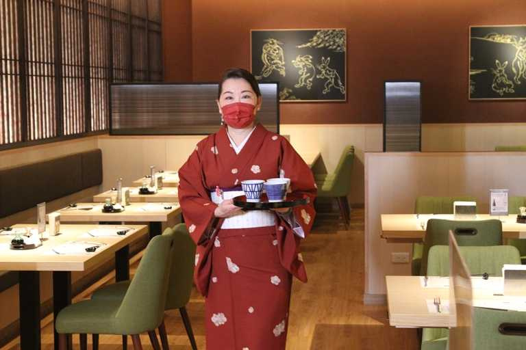 「NAGOMI」導入獨特的女將文化，宛若來到了高檔日式溫泉旅店。