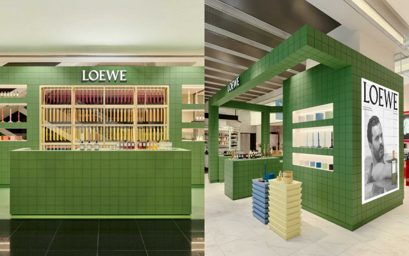 LOEWE香氛漢神巨蛋體驗店、LOEWE香氛DIAMOND TOWERS體驗店。(圖/品牌提供)