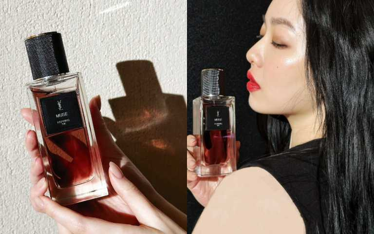 YSL 時尚訂製香水 墨染繆思75ML/8,500元、125ML/11,500元(圖/廖怡婷 攝)