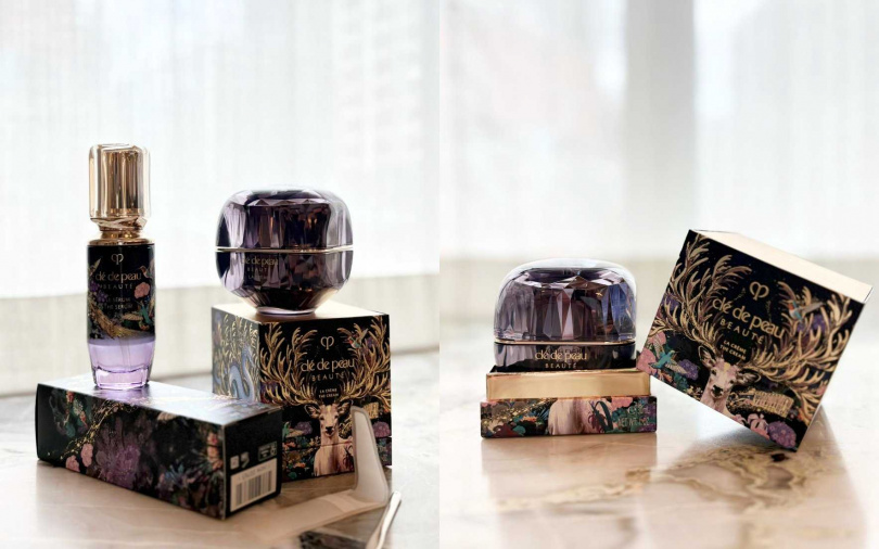 2025年度藝術聯名「奇幻列車」精質乳霜限量版，由來自巴黎的繪本藝術家與插畫詩人 Stéphane Kiehl與肌膚之鑰共同打造開往夢幻新世界的奇幻列車。（圖／吳雅鈴攝）