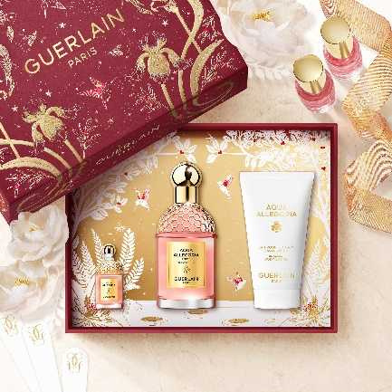 GUERLAIN花草水語晨霧玫瑰淡香精禮盒（75ml＋7.5ml＋75ml）／4,990元（圖／品牌提供）