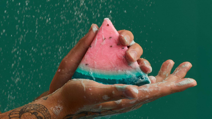 LUSH 西瓜香氛皂／370元（圖／品牌提供）