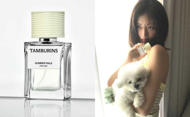 TAMBURINS Perfume Summer Tails 50ml／159,000韓元（圖／取自tamburinsofficial IG、reinyourheart IG）