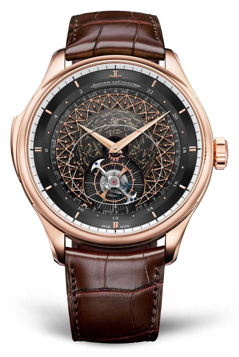 JAEGER-LECOULTRE「Master Grande Tradition超卓傳統大師系列」腕錶╱玫瑰金錶殼，45mm，限量8只╱11,700,000元。（圖╱JAEGER-LECOULTRE提供）