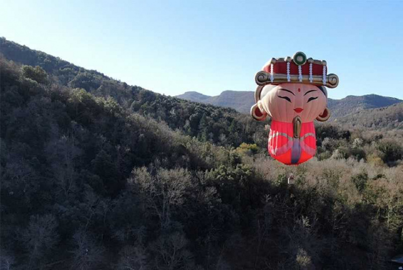 這次嘉年華將有令大家眼睛為之一亮的Q版「媽祖造型熱氣球」，日前在西班牙試飛曝光已讓全台民眾直呼期待。
