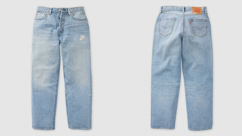 Levi’s® x Nike Baggy 寬管繭型丹寧褲／4,900元（圖／品牌提供）
